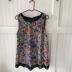 Robert Louis sleeveless sheer top